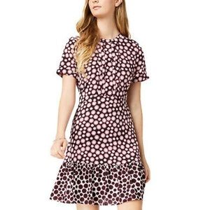 MAISON JULES ruffled hem dress